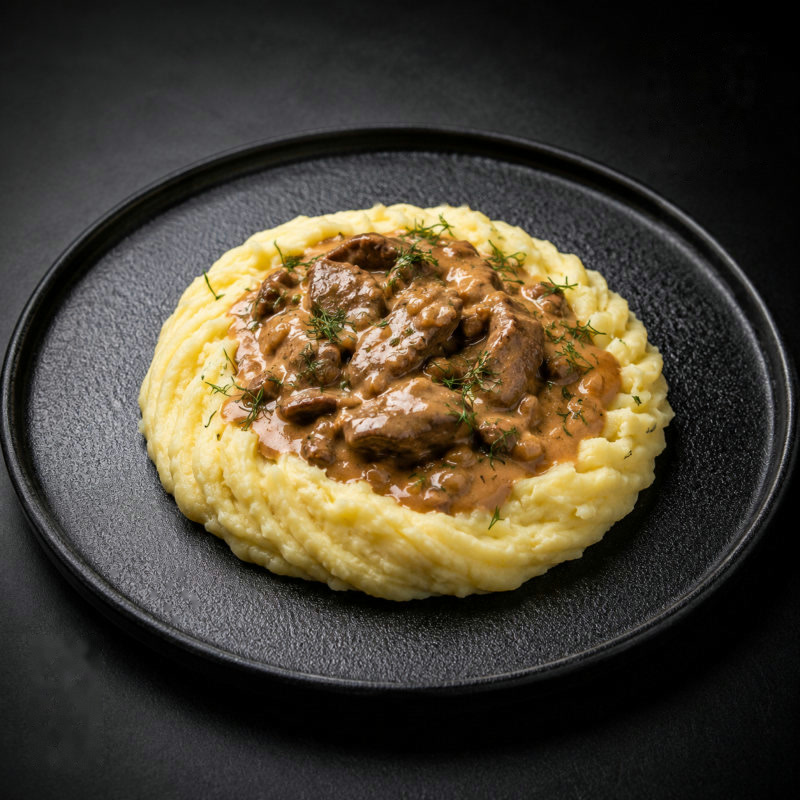 Бефстроганов Plate Mate в упаковке